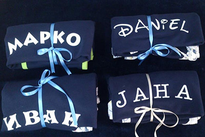 Персонализирана навлака со името на вашето бебе